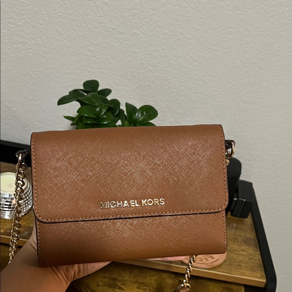 Michael Kors Tan Crossbody Bag